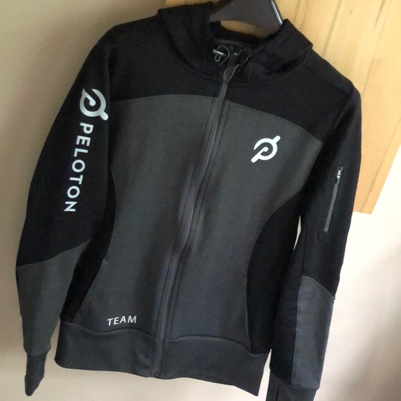 peloton Jackets & Blazers - Peloton Team hoodie LE Small Black/gray